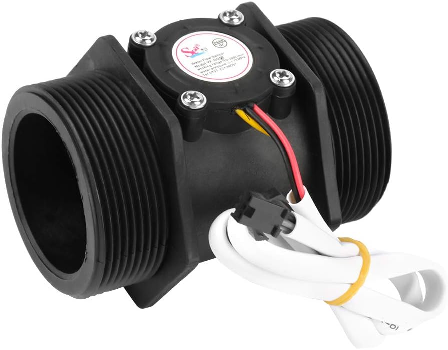 Dn50 G2 "Wasserdurchfluss Hall Sensor Schalter Messgerät Flüssigkeitsmesser Zähler Turbine Durchflus
