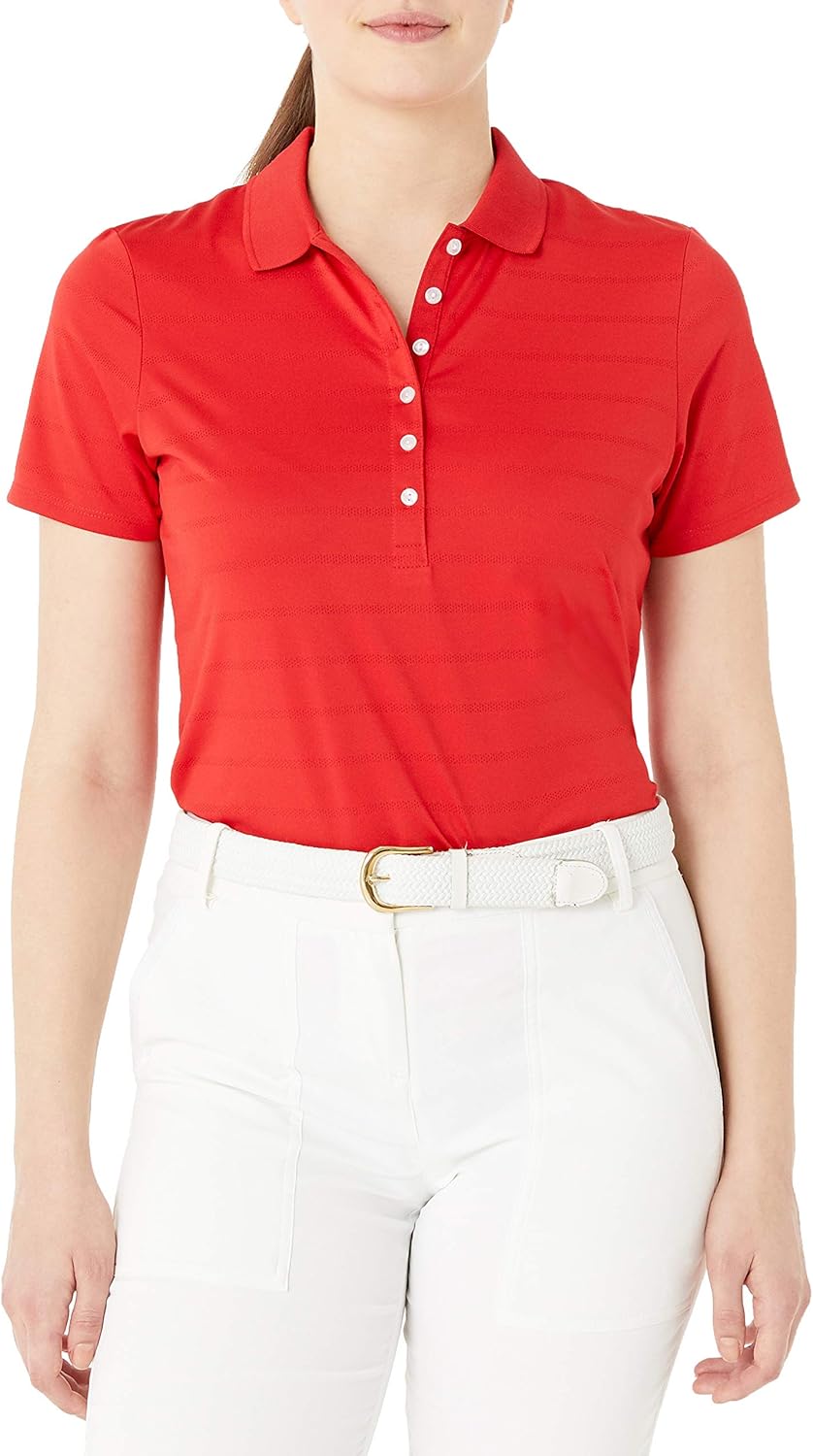 Callaway Damen Poloshirt mit offenem Netzstoff, kurzärmelig M Salsa, M Salsa