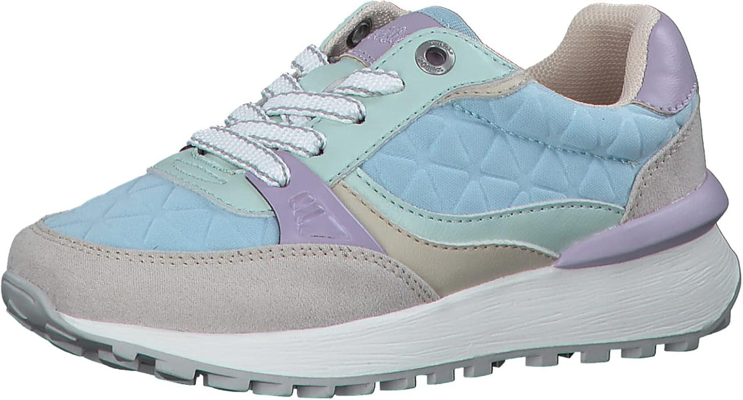 s.Oliver Mädchen 5-5-43228-30 Sneaker 35 EU Soft Blue Comb, 35 EU Soft Blue Comb