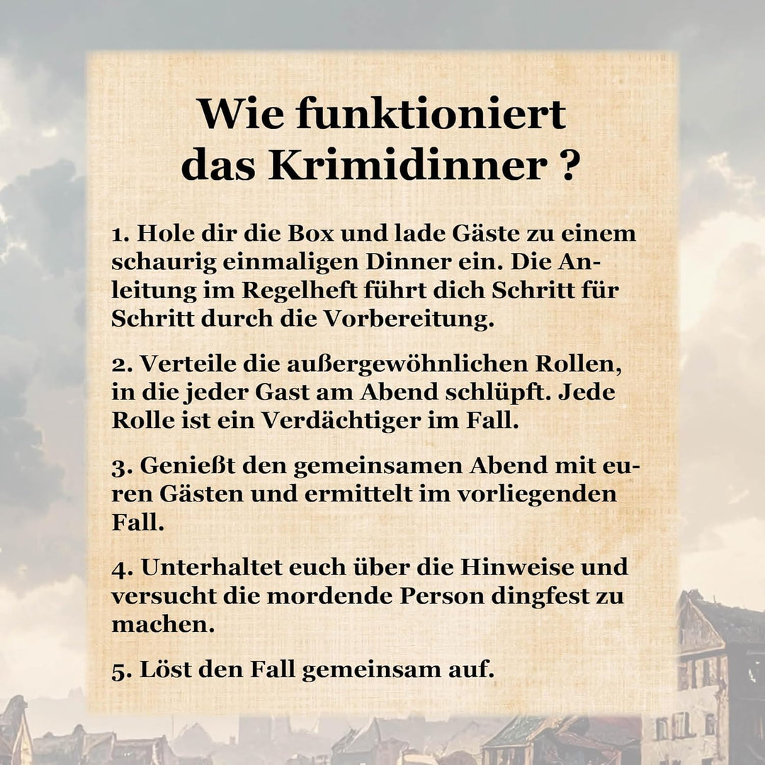 Samhain Verlag ZOMBIEDINNER - Zombieapokalypse - Der Anfang vom Ende ab 16 Jahren für 5-8 Personen -