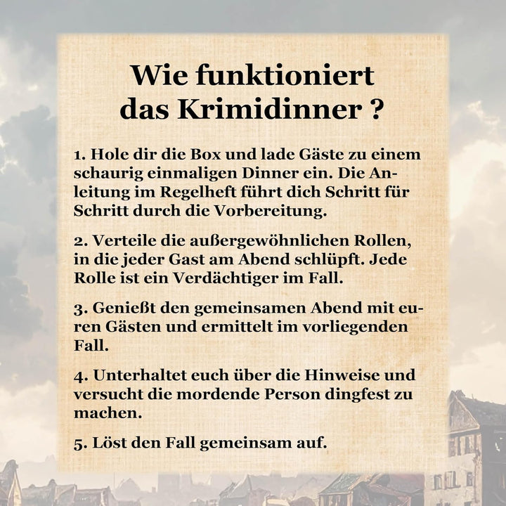 Samhain Verlag ZOMBIEDINNER - Zombieapokalypse - Der Anfang vom Ende ab 16 Jahren für 5-8 Personen -