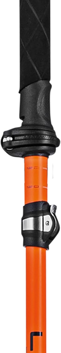 LEKI Sherpa FX Carbon Strong Skistöcke 120-140CM orange-denimblue, 120-140CM orange-denimblue