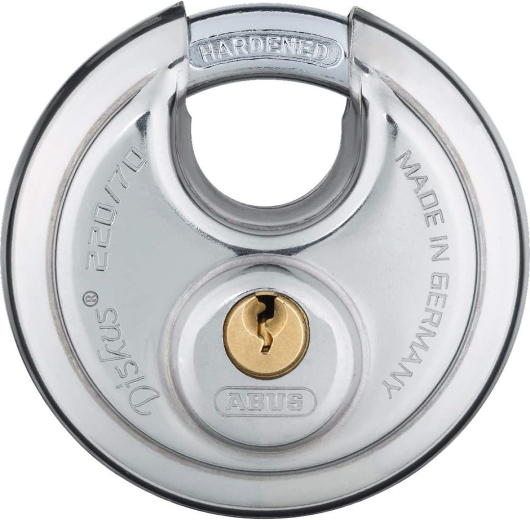 ABUS 82091 220/70 Diskus-Hangschloss, Silber