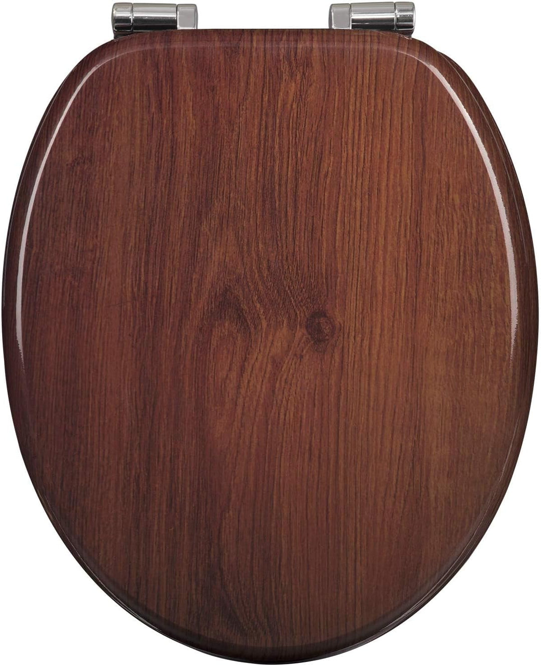 WOLTU #2 Premium WC-Sitz Toilettensitz mit Absenkautomatik, MDF Holzkern, Softclose Scharnier, Antib