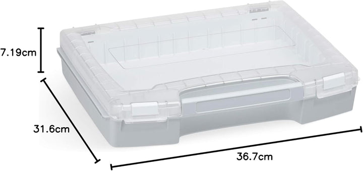 Werkzeug Koffer Set | Sortimo i BOX Set | i-BOXX 72 3er Set (grau) mit Insetboxen A3, H3 & I3 | Für