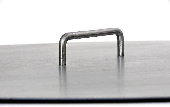 80 cm Deckel für Feuerschalen Feuertonnen Schwenkgrills aus 2,0 mm Stahl mit Griff -