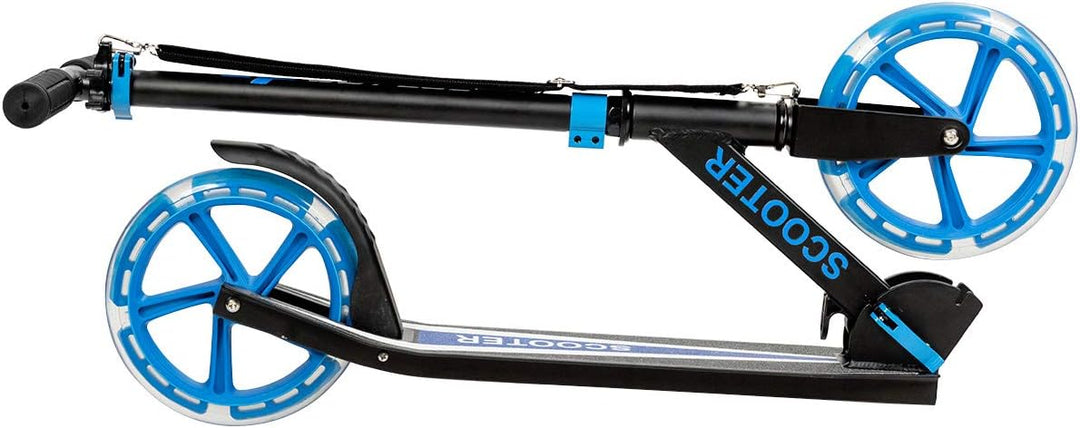 COSTWAY Scooter Roller klappbar, Tretroller höhenverstellbar, Cityroller 100kg Tragkraft, Sport Kick
