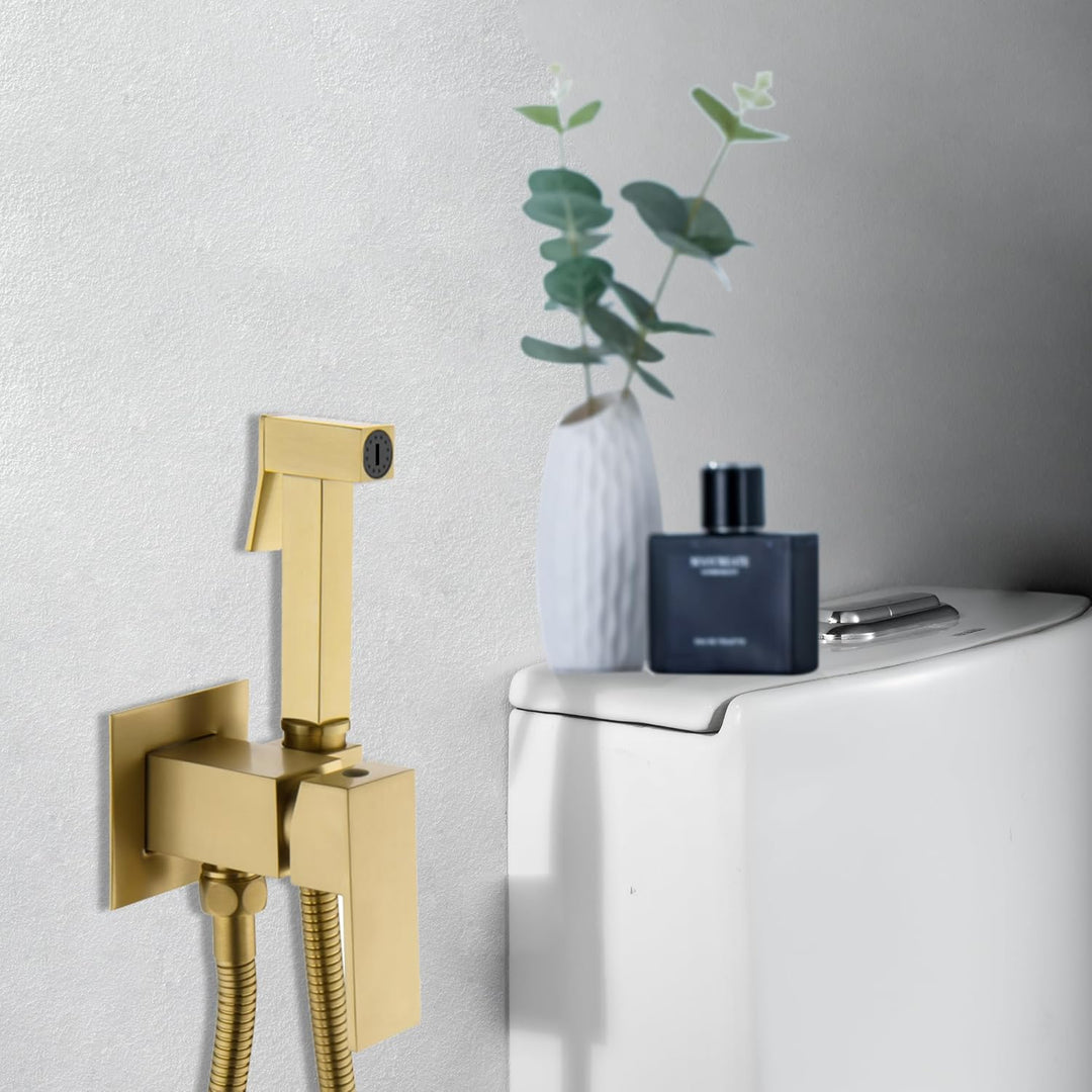 ESOP Bidet Handbrause Toilette Gebürstetes Gold Messing Bidet Handbrause Sprayer für Bidet Armaturen