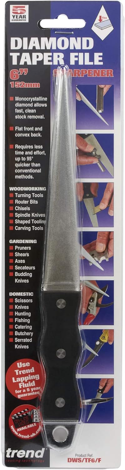 Trend - Tapered File 6 inch Fine - DWS/TF6/F