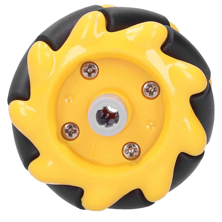 Fafeicy Mecanum-Rad, Rundstrahl-Smart Robot-Autoteile-Zubehör, 48 mm Durchmesser, Für TT-Kupplung (2
