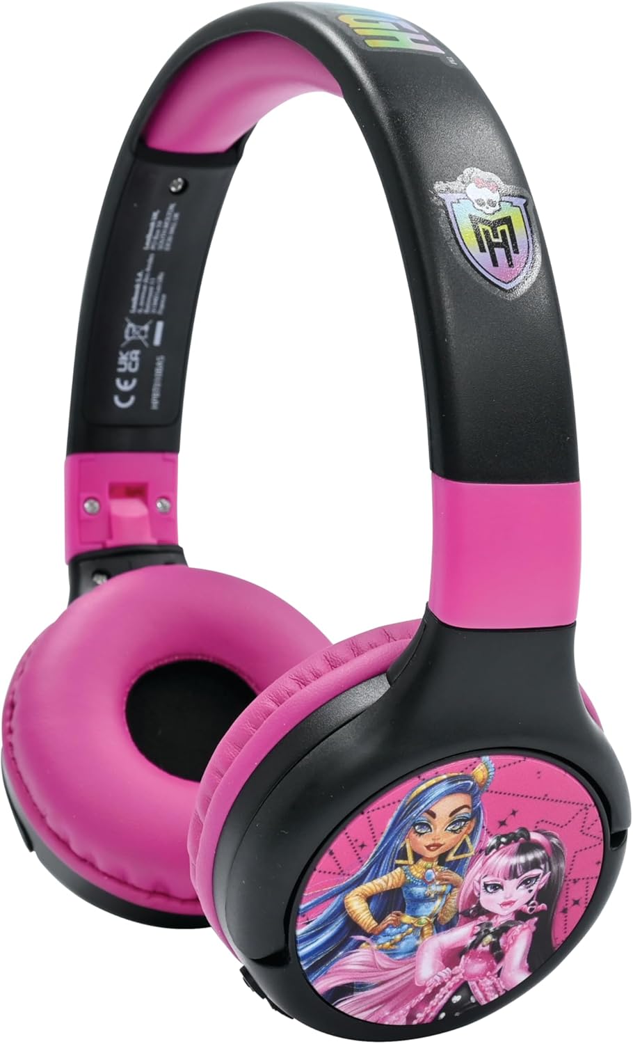 Lexibook, Monster High, 2-in-1 Bluetooth & kabelgebundene Kopfhörer mit Mikrofon und Steuertasten, f