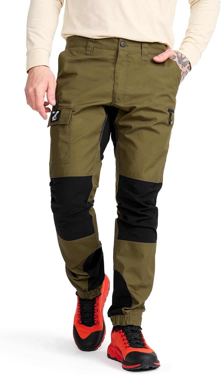 RevolutionRace Herren Nordwand Pants, Hose zum Wandern und für viele Outdoor-Aktivitäten S Dark Oliv