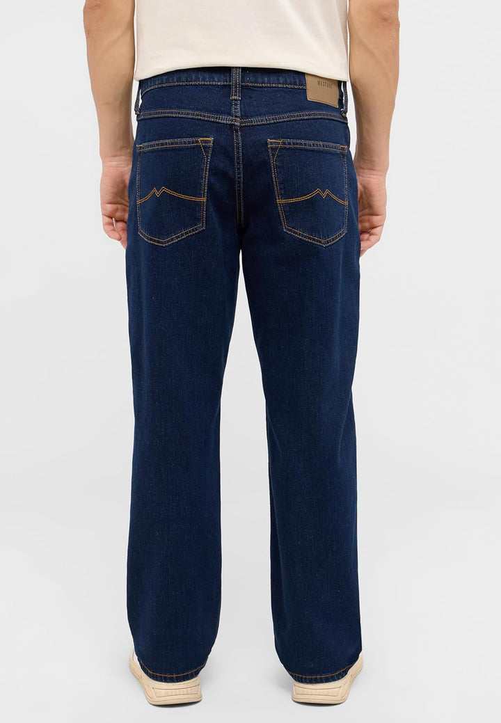 MUSTANG Herren Jeans Big Sur Regular Fit Jeanshose Hose Denim Stretch Baumwolle Schwarz Blau Denim B
