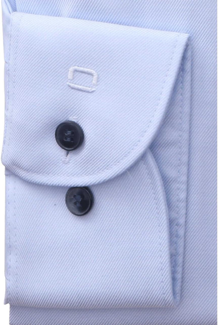 OLYMP Level Five Body fit Hemd Langarm Stretch Twill hellblau 38 Hellblau, 38 Hellblau
