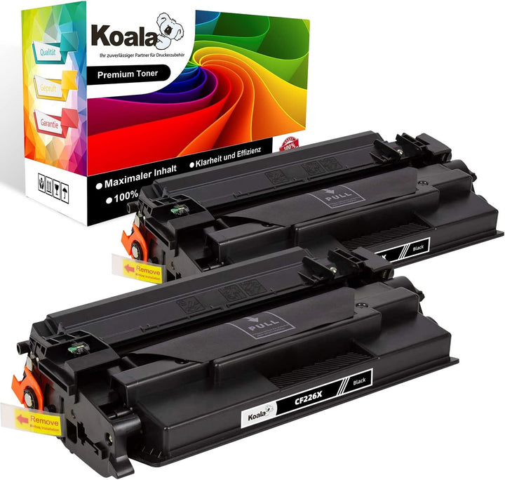 Koala Kompatible Tonerkartusche als Ersatz für HP 26X CF226X 26A CF226A Toner für HP Laserjet Pro M4