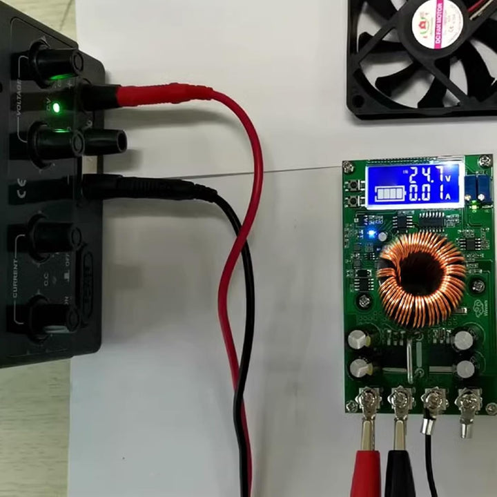 300W 20A DC DC Wandler Regelbar Step Down Converter, 7-50V to 0-36V Buck Converter Stromversorgungs