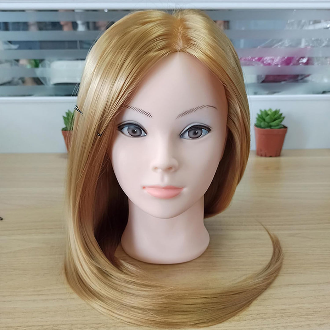 FGXY Haartraining Kopf, Modell Frisur Set Werkzeuge und Feste Klammern und Unsichtbare Haarcurler Se