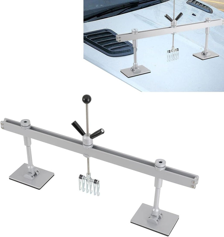 QWEXOB Ausbeulwerkzeug Set 80cm Zugbrücke Gleithammer Spotter Zubehör Ausbeulen Karosserie Dellen Re