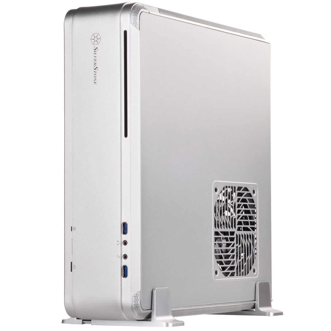SilverStone SST-FTZ01S - Fortress High-End Mini-ITX Gaming HTPC Gehäuse, silber, SST-FTZ01S