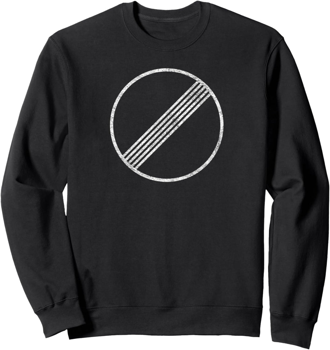 Deutsches AutoBAHN NO SPEED LIMIT SYMBOL BUNDESAUTOBAHN Sweatshirt