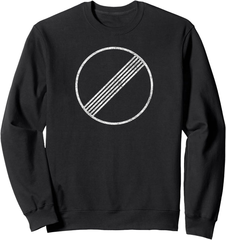 Deutsches AutoBAHN NO SPEED LIMIT SYMBOL BUNDESAUTOBAHN Sweatshirt