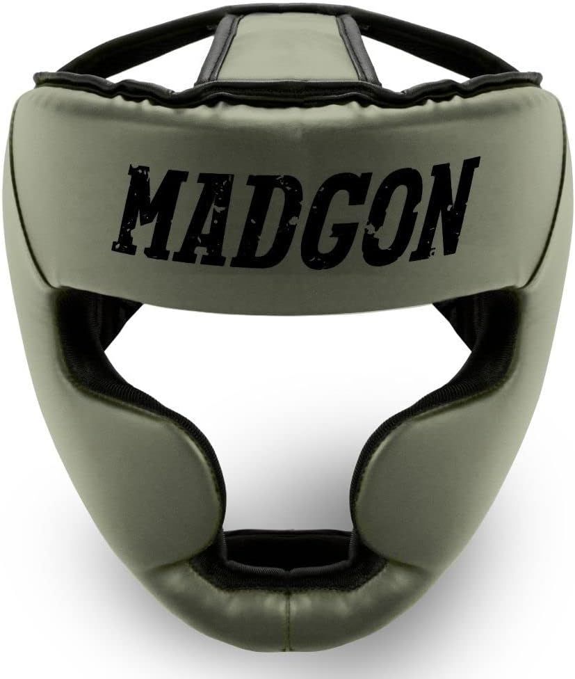 MADGON Premium Kopfschutz, Boxhelm mit Perfekter Sicht und maximalem Schutz, Gesichtsschutz für Kamp