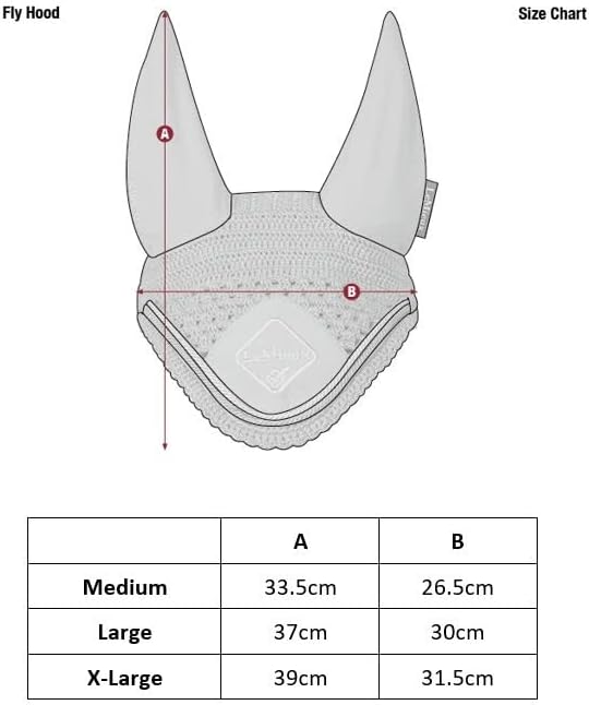 LeMieux Loire Satin Fly Hood Navy Mit Kapuze L Schwarz, L Schwarz