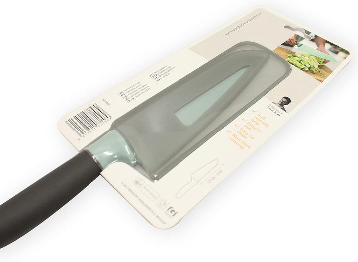 BergHoff Santokumesser 17 cm - Leo (Küchenmesser grün, Messer mit Antihaftbeschichtung, inkl. Klinge