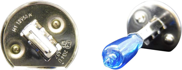 MARUTA SUPER WHITE H1 12V 55W Halogenlampe für Scheinwerfer, Fernlicht, 5500K Xenon-Effekt, langlebi