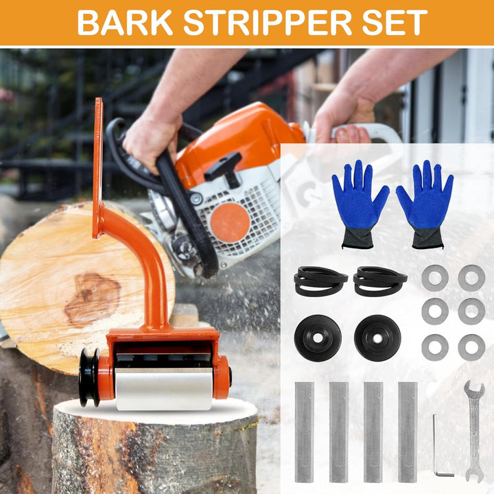 Holzschäler, Entrindungsgerät Werkzeug Zum Entrinden von Holzstämmen mit 6 Länglichen Klingen für Ho