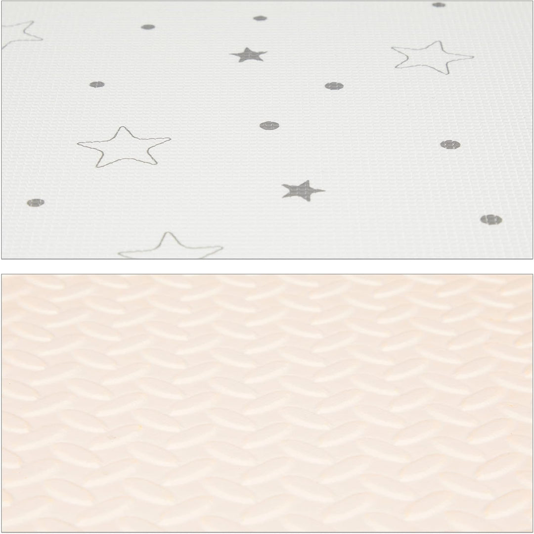 Relaxdays Puzzlematte Sterne, 8 Stück, EVA Schaumstoff, schadstofffrei, Baby & Kinder, Spielmatte, 5