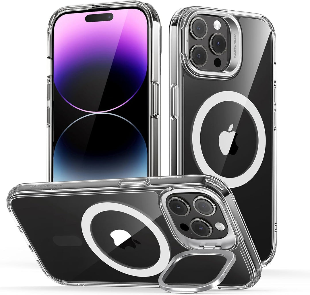 ESR für iPhone 14 Pro Max Hülle, kompatibel mit MagSafe, Classic Ständer Hülle mit HaloLock, Militär
