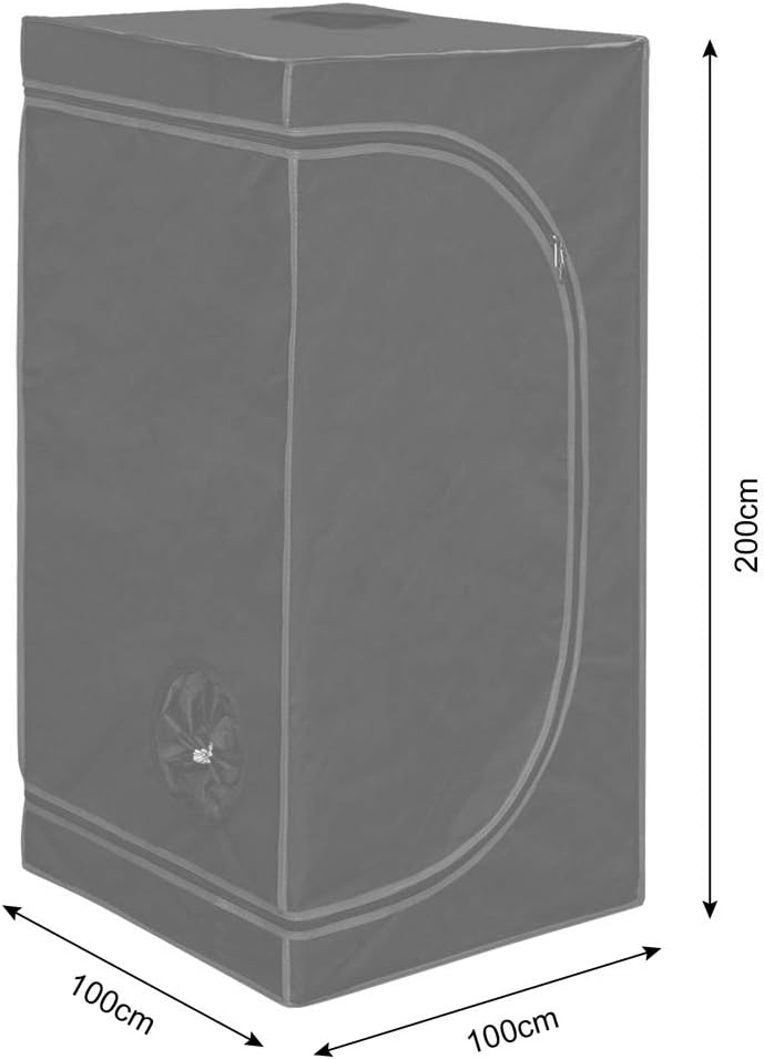 Kingpower Grow Box Grow Zelt für Pflanzen Growbox Gewächshaus Garten Anzucht Gemüse Kräuter Schrank