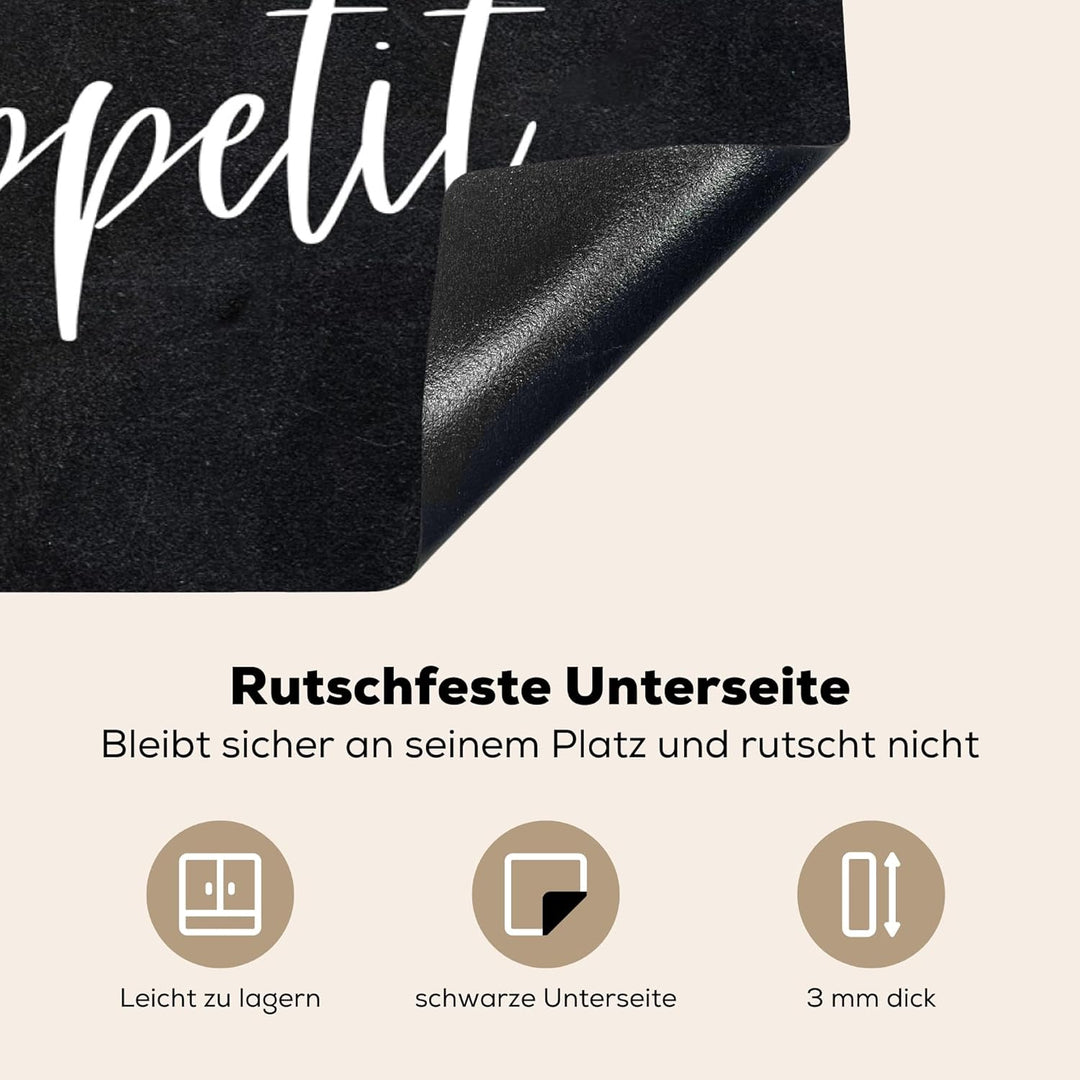 KitchenYeah© Herdabdeckplatte Einteilig Induktionsmatte Küche Abdeckung Ceranfeld Herd Abdeckplatte