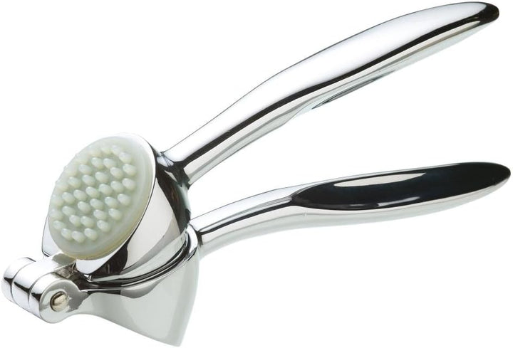 MasterClass Strapazierfähige Gusswerkzeuge Knoblauchpresse, Silber A 1 - Pack, A 1 - Pack