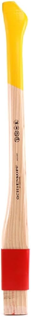 OCHSENKOPF OX E-648 H-1250 Ersatzstiel, Hickory, Knauf ROTBAND-PLUS 700 mm, Gelb 70.0 x 9.9 x 9.9 cm