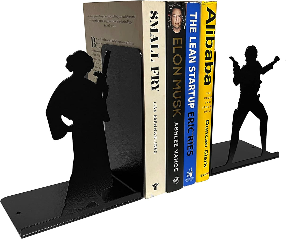 HeavenlyKraft Dekorative Buchstütze aus Metall, rutschfeste Buchstütze, Buchstopper für Zuhause/Büro