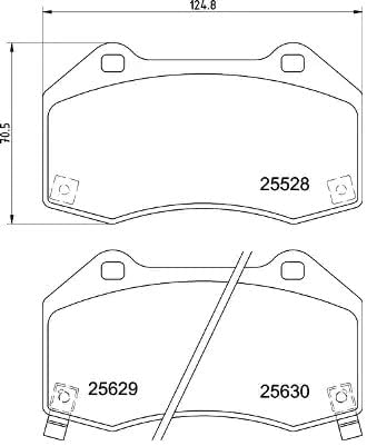 BREMBO P 59 094 Bremsbeläge