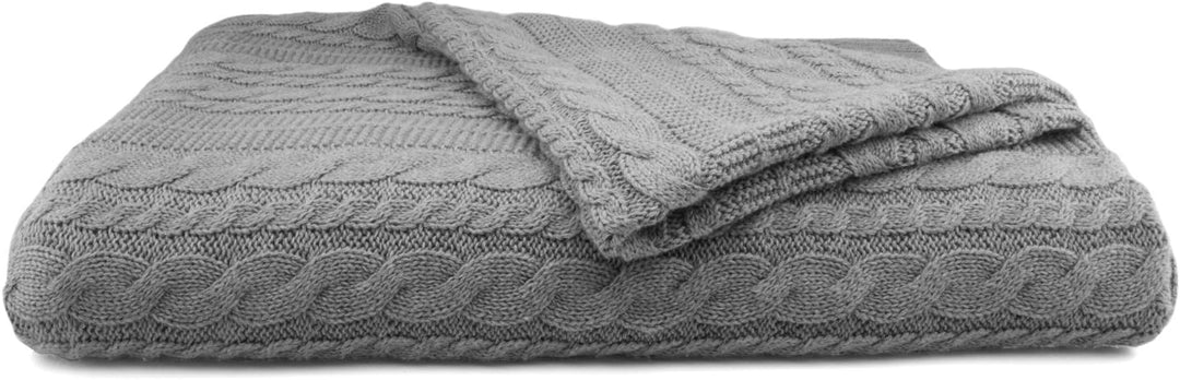 bo&button Tagesdecke/Überwurf Heather Grey 130x80 cm Heather Grey / Hellgrau, 130x80 cm Heather Grey
