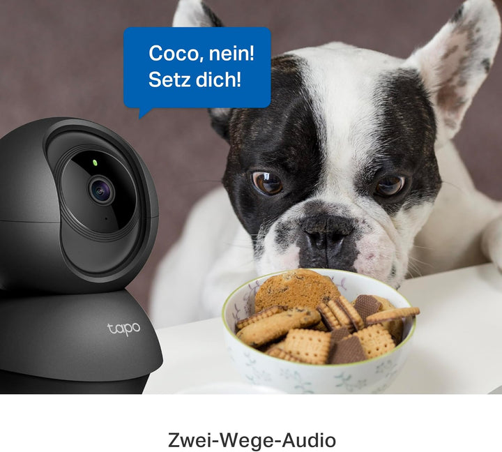 Tapo TP-Link C211 WLAN IP Kamera Überwachungskamera (Linsenschwenkung und Neigung, 3MP-Auflösung, 2-