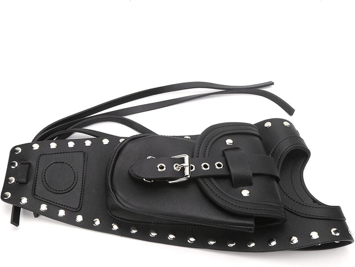Motorrad Tanktasche Gas Tank Pad Cover Schwarz Kunstleder Tasche Chap Cover Pad Mit Tasche Fit für X