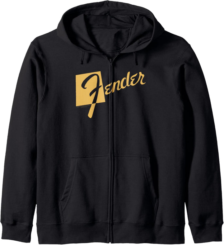Fender Classic Retro Orange Logo Kapuzenjacke