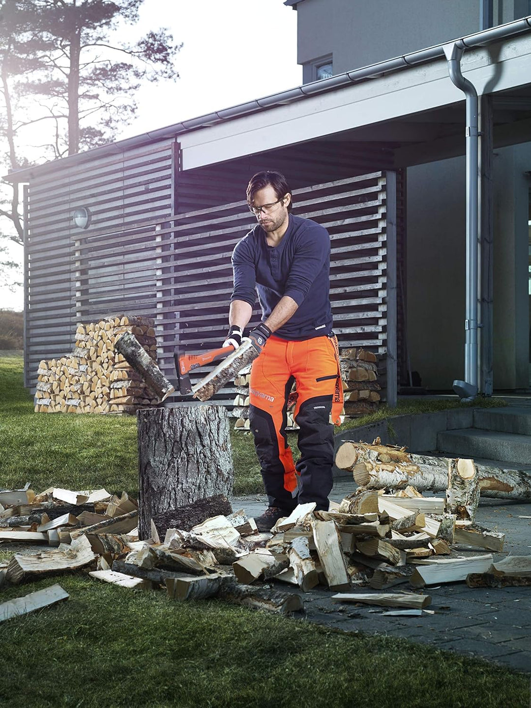 Husqvarna H900 Verbundbeil, 33 cm Beil aus Verbundstoff, 33