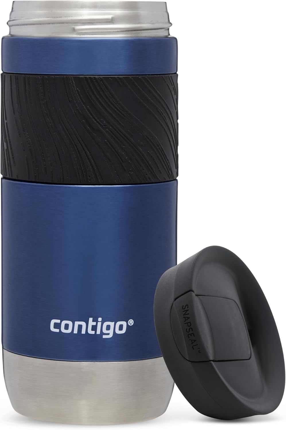Contigo Byron 2.0 Thermobecher, Edelstahl Isolierbecher mit Snapseal Verschluss, Kaffeebecher to go,