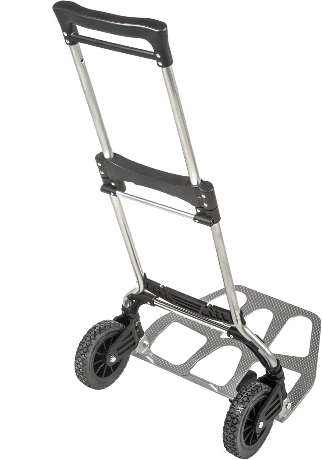 STIER Sackkarre klappbar, Aluminium Transportkarre, Belastbarkeit bis 120kg, Stapelkarre zum Transpo