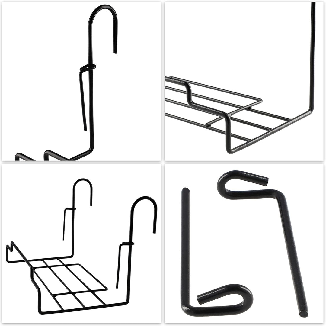 KADAX Blumentopfhalter für Geländer, Balkon, Terrasse, Blumenkasten, Innen und Aussen, Pflanzenständ