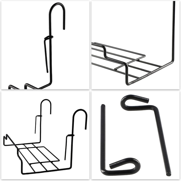 KADAX Blumentopfhalter für Geländer, Balkon, Terrasse, Blumenkasten, Innen und Aussen, Pflanzenständ