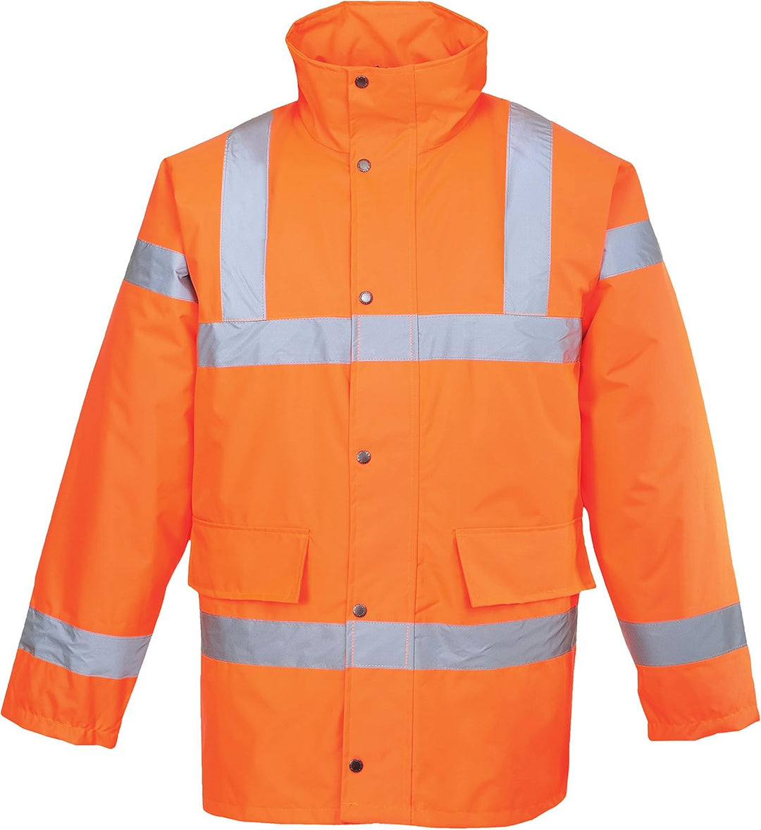 Hi-Vis Traffic Jacket, colorOrange talla Small