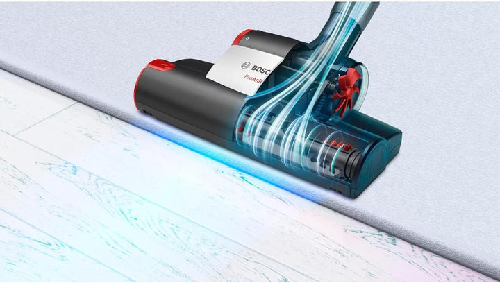 Bosch Staubsauger beutellos Serie 6 BGC41PET, Bodenstaubsauger, ideal für Tierhaare und Allergiker,
