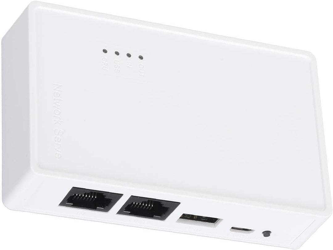 Plyisty USB-Wireless-Druckserver, Druckserver mit 10/100 Mbit/s LAN/Bridge, Unterstützt Kabelgebunde